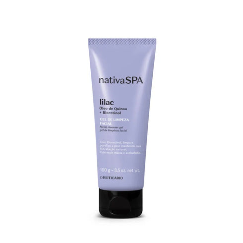 O Boticário Nativa Spa Lilac Facial Cleansing Gel 100g